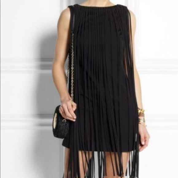 kate moss topshop fringe dress